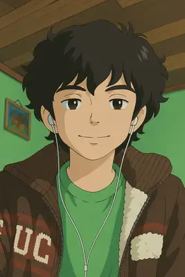 Transform this image into the style of Studio Ghibli animation.
