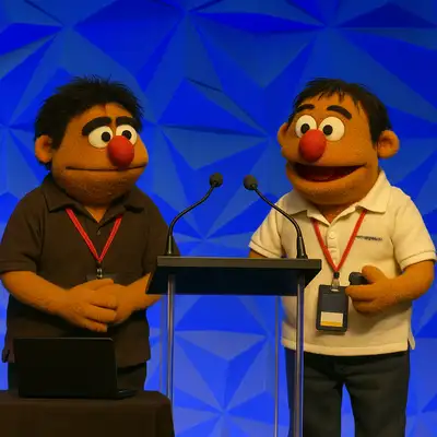 make my photo in a muppet show style