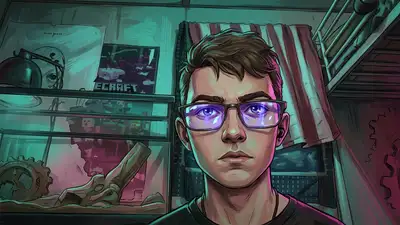 Make my photo in a style of Arcane Animated Series