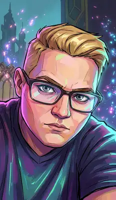 Make my photo in a style of Arcane Animated Series