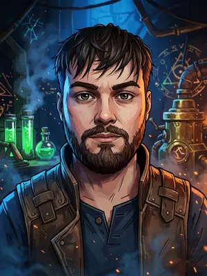 Make my photo in a style of Arcane Animated Series